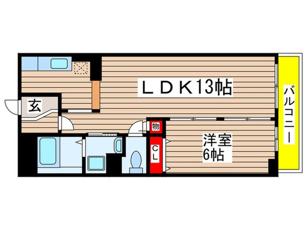 石川橋　セブンの物件間取画像